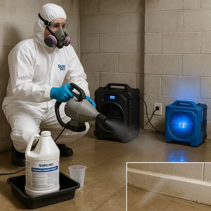 Sanitization and Odor Removal process in Annandale, MN
